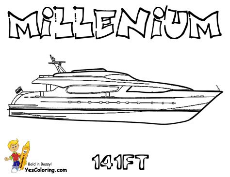 super yacht ship coloring pages motor boats  yachts