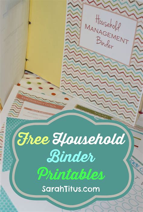 More Than 200 Free Home Management Binder Printables Page 4 Of 5