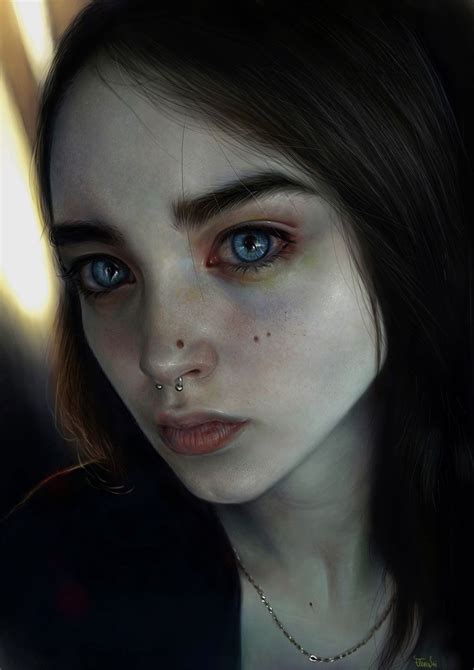 By The Danger In Her Eyes The Hauntingly Beautiful Portraits By Elena