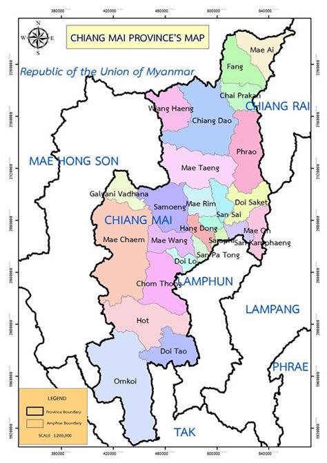 Large Chiang Mai Region Maps For Free Download And Print High