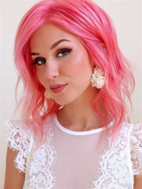 Coral Pink Hair Color Warehouse Of Ideas
