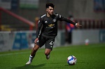 Arnau Puigmal scores first professional goal after leaving United