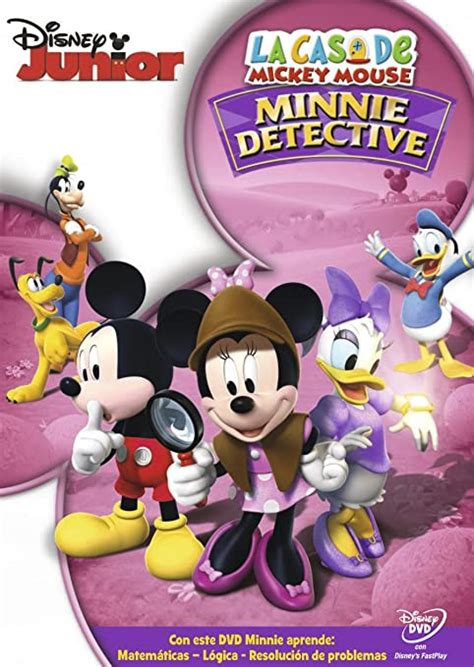 Casa Mm Detective Minnie Dvd Amazones Dibujos Animados Películas Y Tv