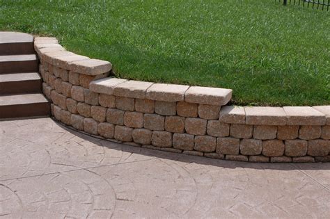 Tumbled Versa Lok Retaining Wall Traditional Landscape Other By