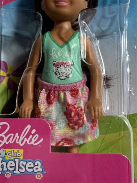 2018 Barbie Club Chelsea Brunette Brown Eyes Girl Doll With Fierce