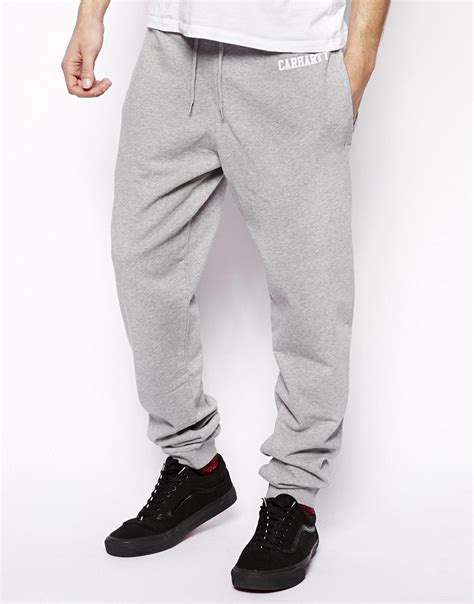 Carhartt College Sweatpants In Gray For Men Lyst