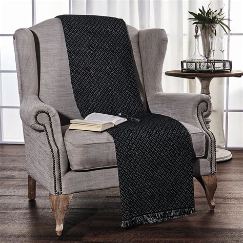 Make your living space a place where you can get comfy and unwind with our fantastic collection of soft furnishings. V19.69 Italia , Armchair Throw 180x160cm-PLEGMA -BLACK