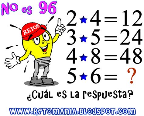 Reto MatemÁtico 5 Descubre El NÚmero Retos MatemÁticos