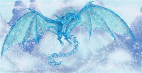 Winter Dragon By Yamitsukidarkmoon On Deviantart