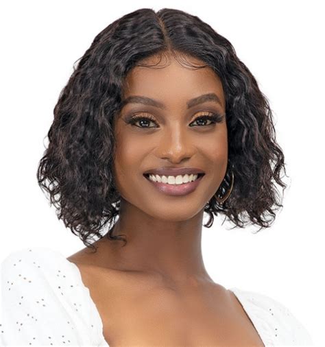 Hh Natural Deep Part Lace Zaria Wig 100 Natural Virgin Remy Human Hair By Janet Collection