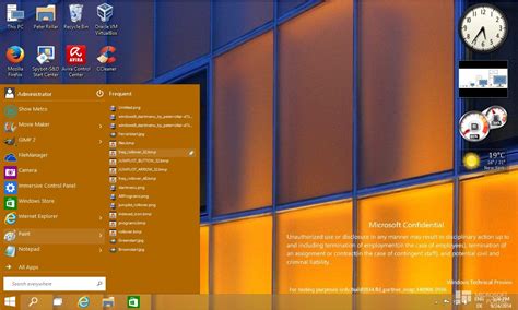 Windows9 Startmenu реализация меню Пуск Windows 9 в ОС Windows 8