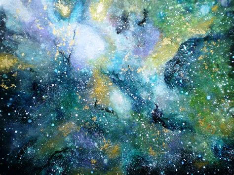 We Are Stardust Acrylic 14 X 20 Sold Chinese Ink Stardust Cover