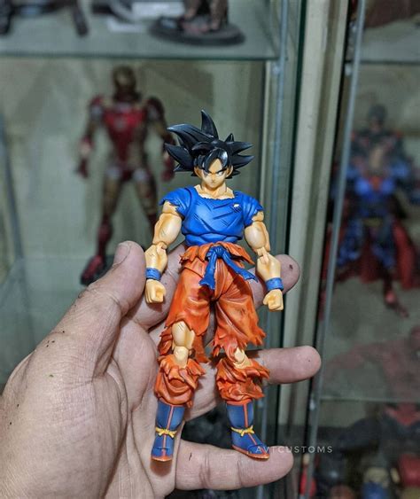 Shf Ultra Instinct Goku By Avtcustoms Super Saiyan Blue Custom
