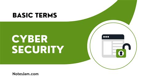 8 Basic Cyber Security Terminologies Short Notes