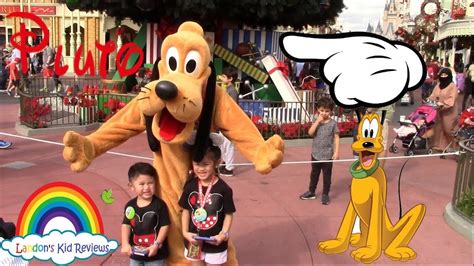 Meet And Greet Pluto At Disney World Youtube