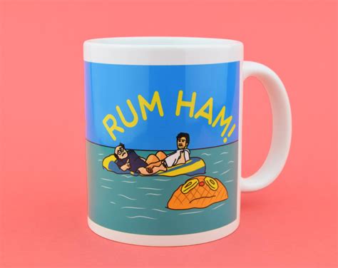 Rum Ham Mug And Coaster T Set It S Always Sunny In Etsy