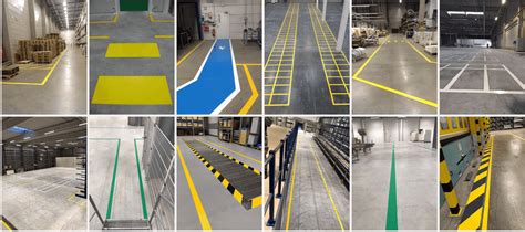 Floor Marking For Warehouse And Factory Becosan