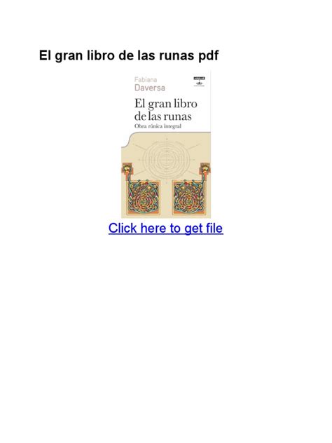 Para su uso primario en el cuidado de la salud. Copia de El gran libro de las runas pdf.pdf