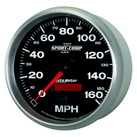 Auto Meter® 3689 Sport Comp Ii Series 5 Speedometer Gauge 0 160 Mph