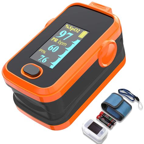 Buy Pulse Oximeter Fingertip With Plethysmograph And Perfusion Index