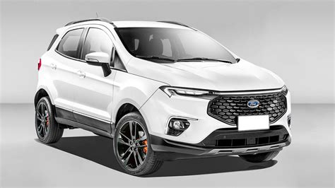 2022 Ford Ecosport Facelift Suv Rendered With New Look Based On Spy Shots