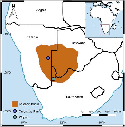 Kalahari Desert On World Map World Map