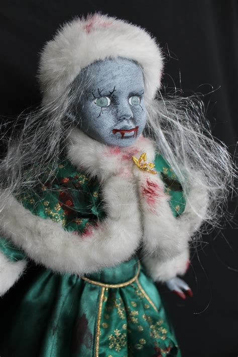 Creepy Christmas Holiday Zombie Doll 15 Inches Etsy