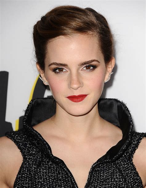 From The Front It Appears Emma Watson Opted For A Classic Beauty