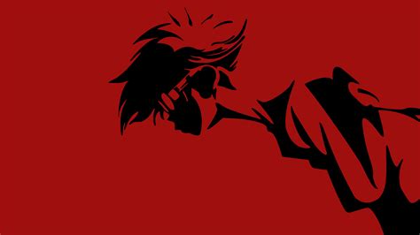 Download the background for free. Wallpaper : Cowboy Bebop, Edward Wong Hau Pepelu Tivrusky IV, simple background, anime boys, red ...
