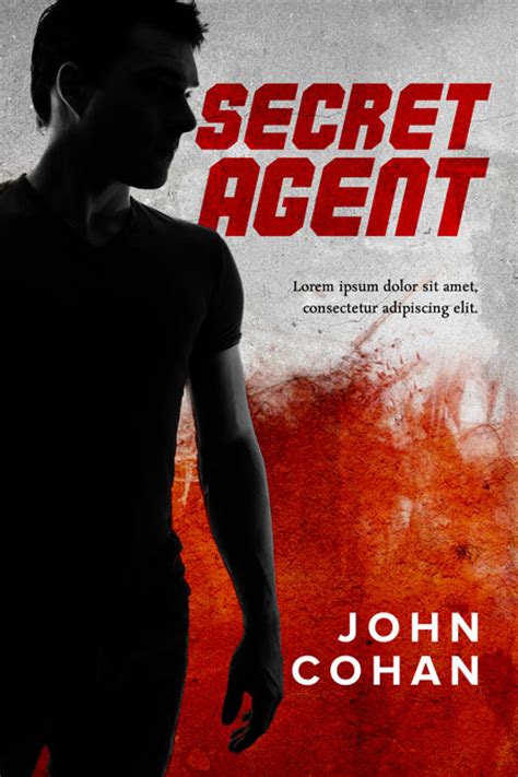 Secret Agent Action Pre Made Book Cover For Sale