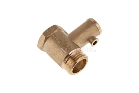 Check Valve On A White Background Plumbing Check Valve For Water Close