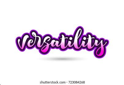 Calligraphy Hand Written Pink Storytelling Word Stock Vector Royalty
