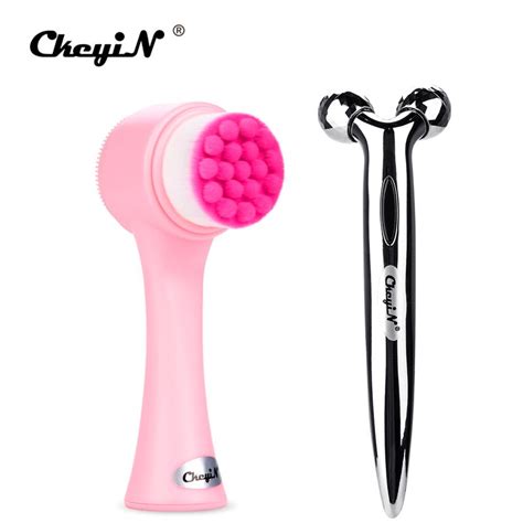 manual 3d facial roller massager body slimming massager solar micro current v face roller