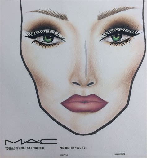 Cut Crease Face Chart Mac Makeup Looks Bridal Makeup Looks Arabic
