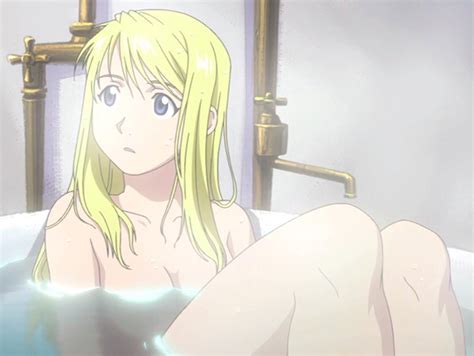 Fullmetal Alchemist Winry Bath Scene