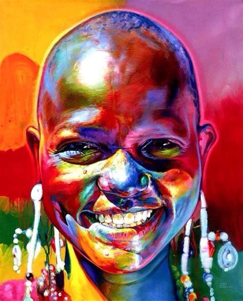 African Art Portrait Painting Painting Inspiration Portrait Art