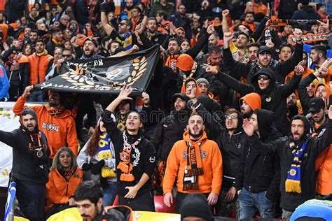 Apoel Ultras Chanting In The Stands Editorial Stock Image Image Of