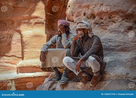 Jordan Petra Arab Bedouin People Editorial Stock Image Image Of