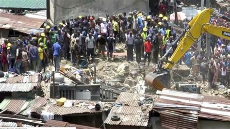 Building Collapse In Nigeria Kills At Least 10 Scores Remain Trapped