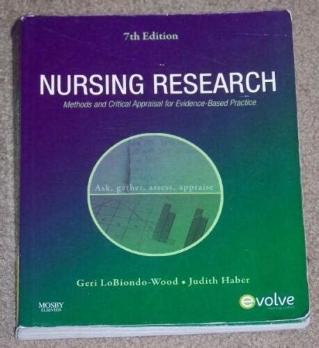 Nursing Research Methods And Critical Appraisal For Evidence Based