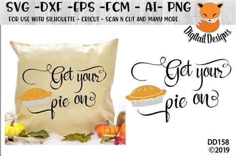 Pumpkin Pie Svg Dxf Png Eps Fcm Ai Thanksgiving Etsy