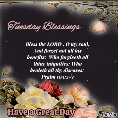 Tuesday Blessings Scripture Pictures Photos And Images For Facebook