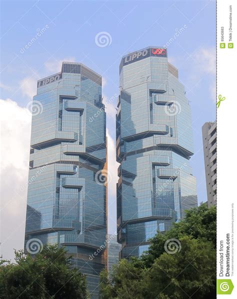 Lippo Center Building Hong Kong Editorial Stock Photo Image Of Lippo