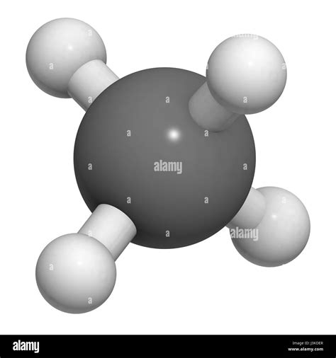 Methane Ch4 Gas Molecule Chemical Structure Methane Is The Main