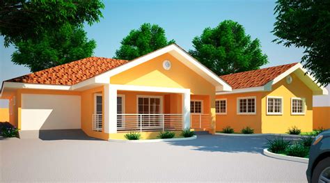 House Plans Ghana Jonat Bedroom Plan House Plans 2042