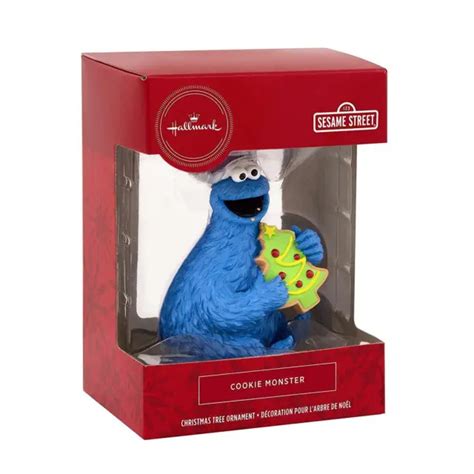 Hallmark 2019 Sesame Street Cookie Monster Christmas Tree Ornament