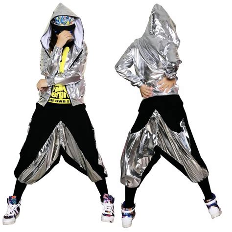 Hip Hop Hip Hop Costume Female Jazz Dance Suit Costume Adult Dance Practice Suit Shirt Loose