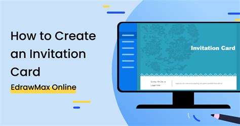 How To Create An Invitation Cards Edrawmax Online