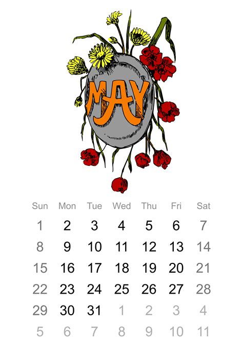 Clipart Calendar May Clipart Calendar May Transparent Free For