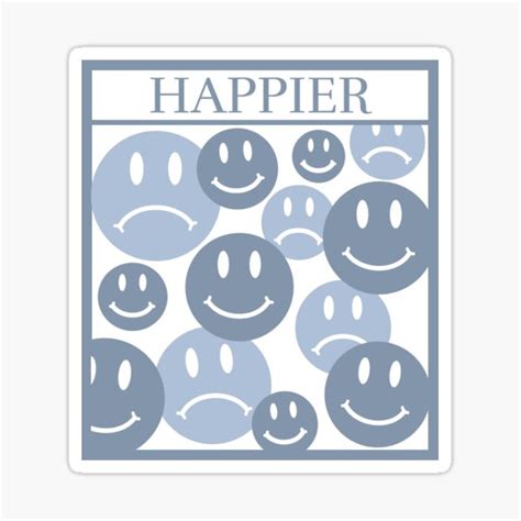 Happier Sticker For Sale By Trishadoodle Redbubble